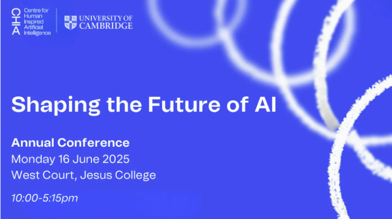 Decorative poster advertising: CHIA Shaping the Future of AI annual conference 16 June 2025