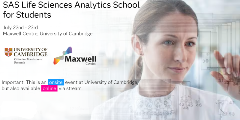 SAS Life Sciences Analytics Summer School